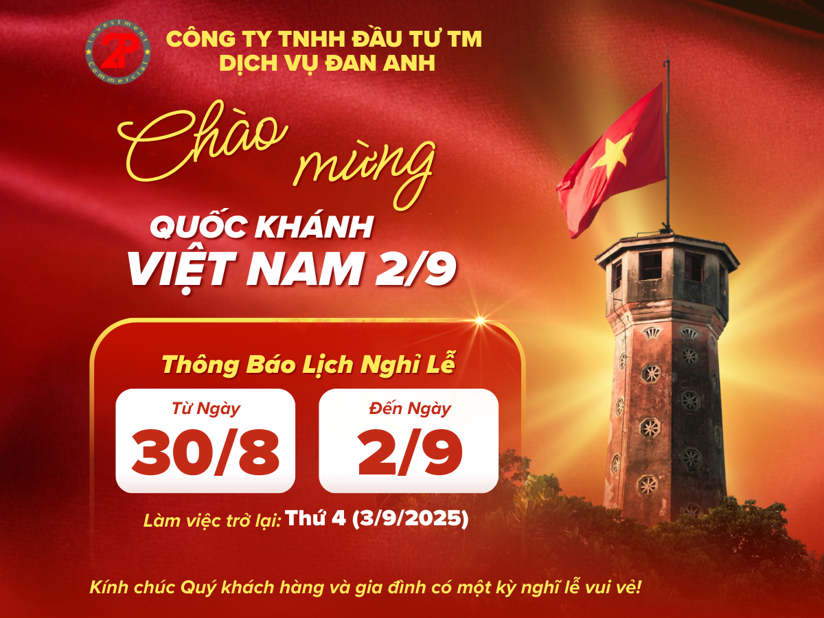 Thông báo nghỉ lễ 2/9 năm 2025