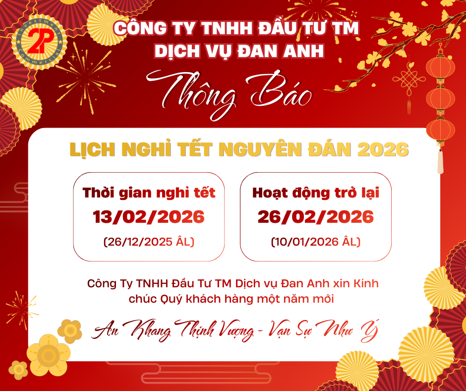 Thông báo lịch nghỉ tết Nguyên Đán 2026